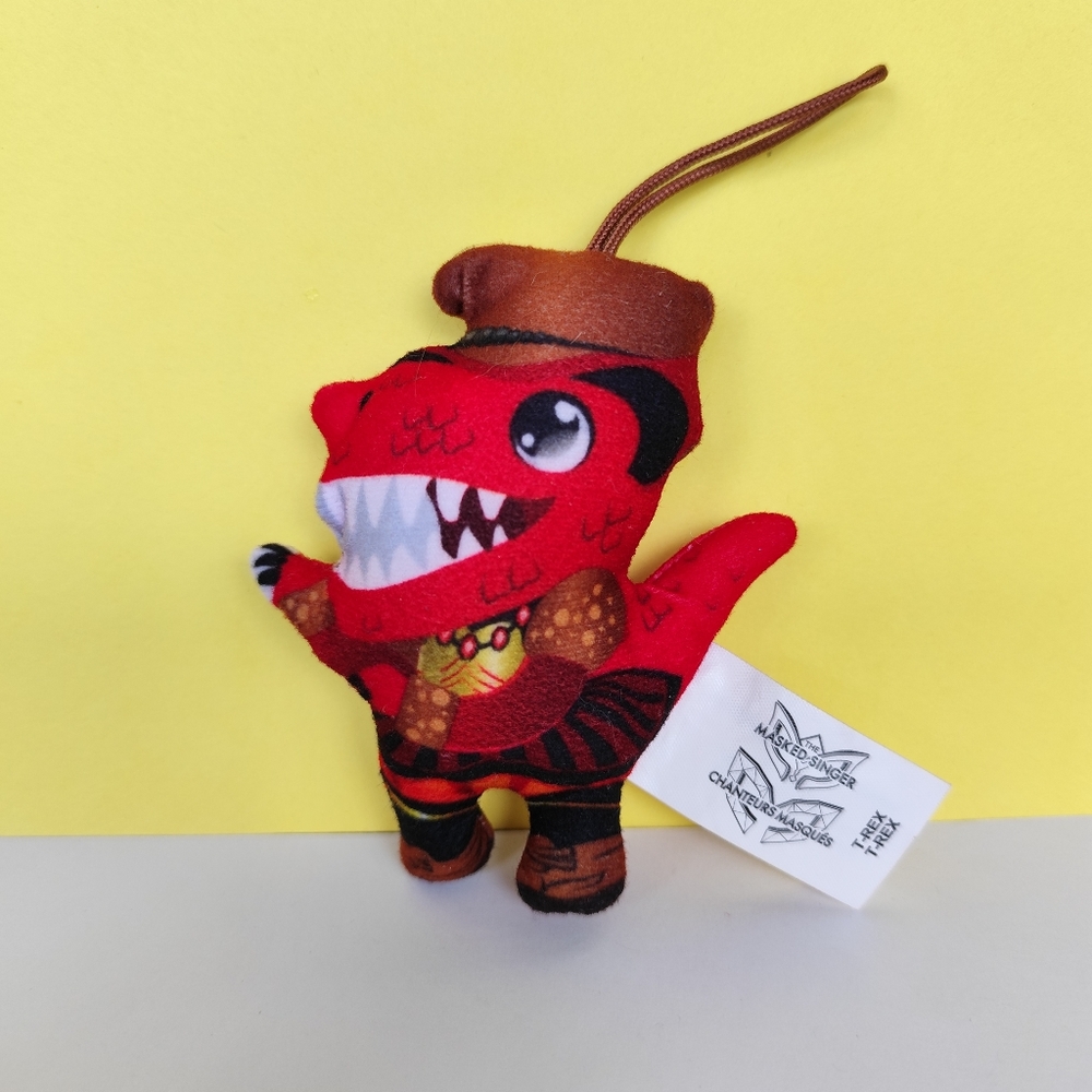 4/$20💥McDonald's The Masked Singer Jojo Siwa Trex Plush 2023